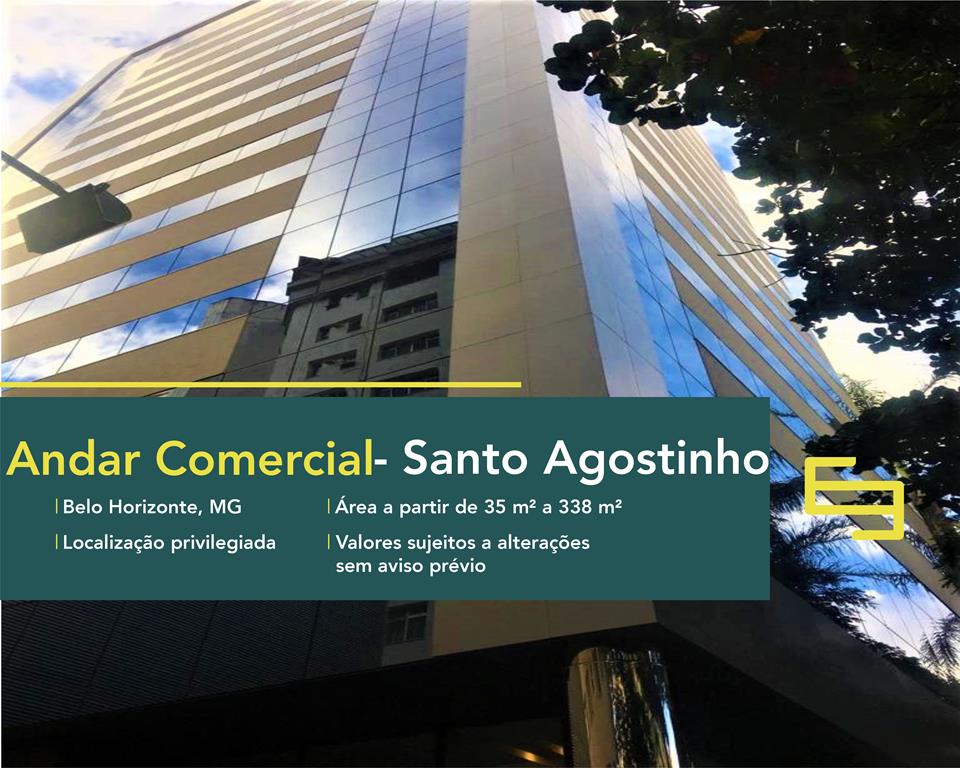 Salas comerciais para venda no bairro Santo Agostinho em BH
