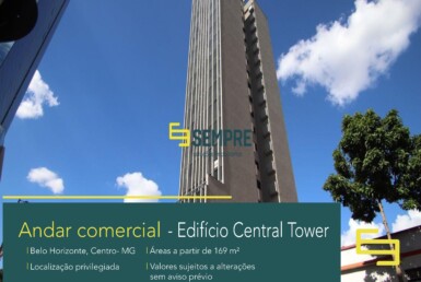 Andar corrido no centro para venda com 160 m² em Belo Horizonte