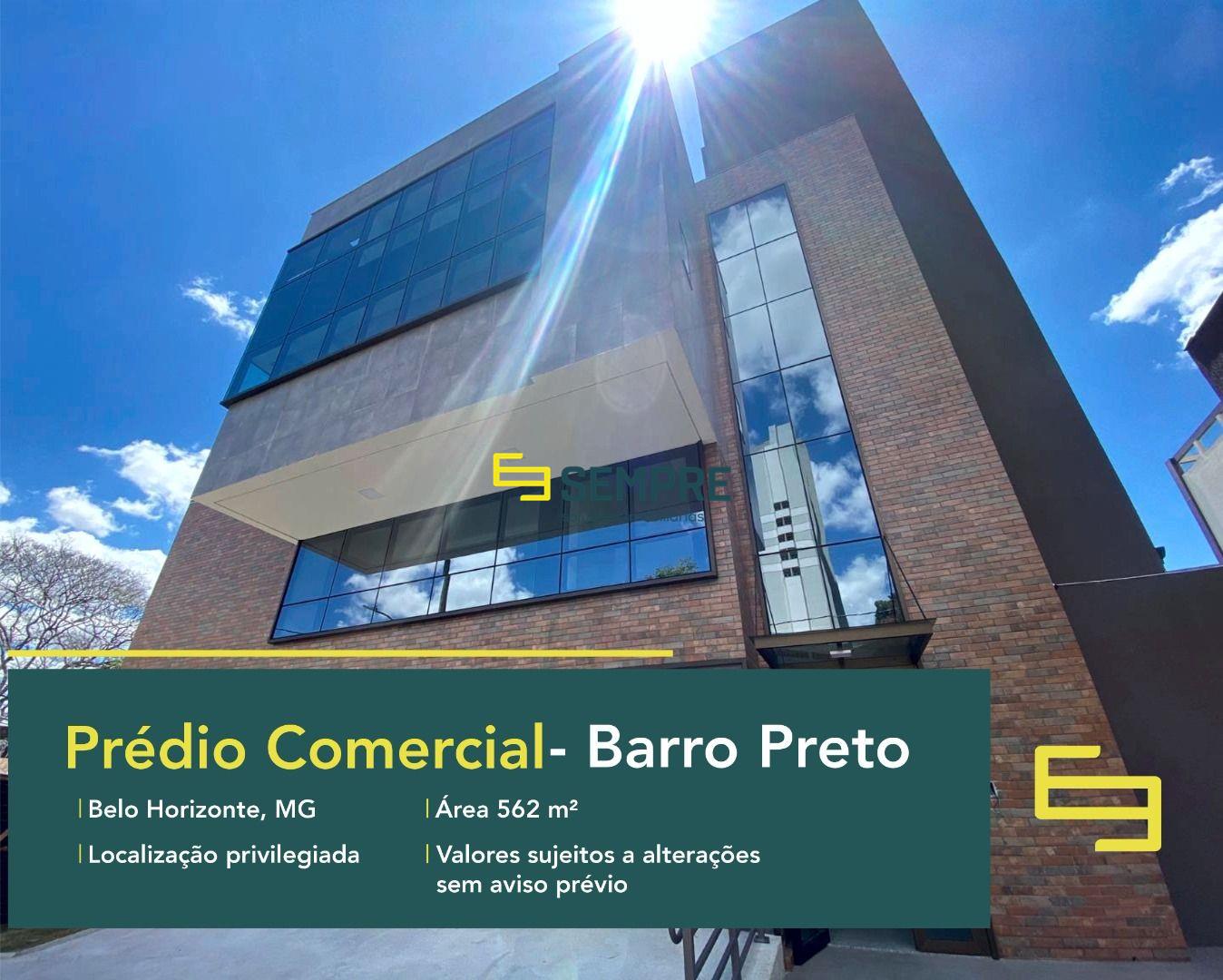 Prédio comercial para alugar no Barro Preto com 5 vagas em BH. Este prédio de salas comerciais para locação de salas em Belo Horizonte.
