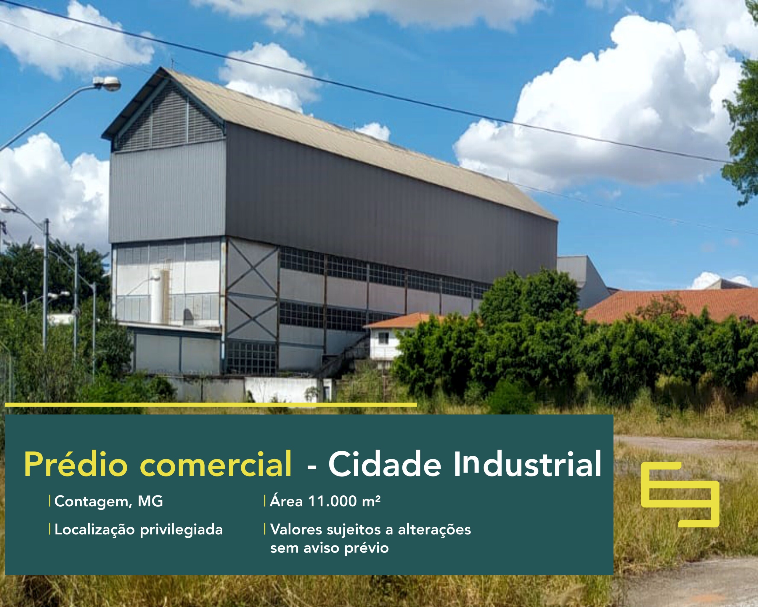 Prédio comercial na Cidade Industrial com 11 mil m² para alugar - Contagem. Salas comerciais/Andares comerciais/Lajes corporativas.