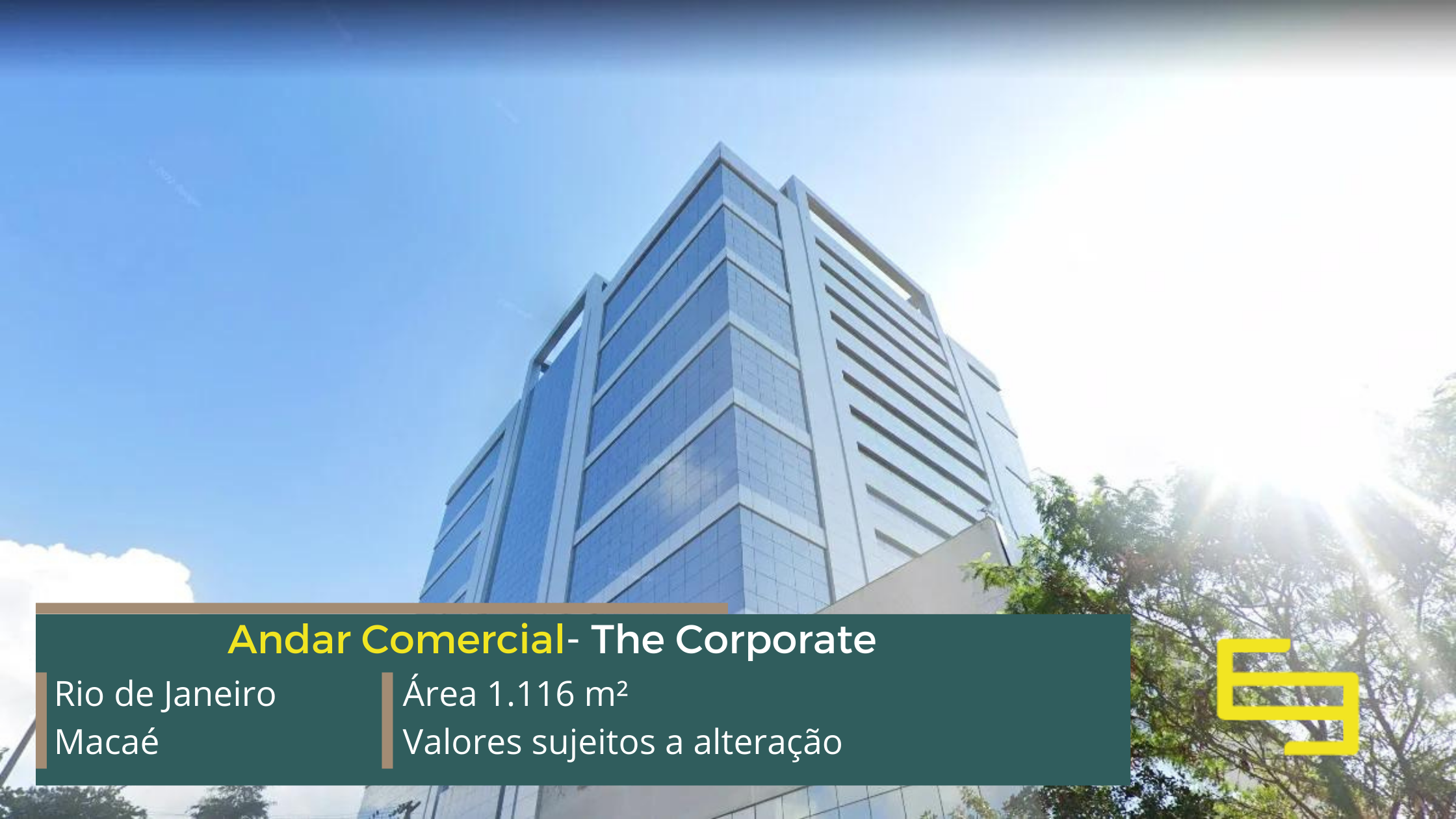 Aluguel de andar corporativo em Macaé