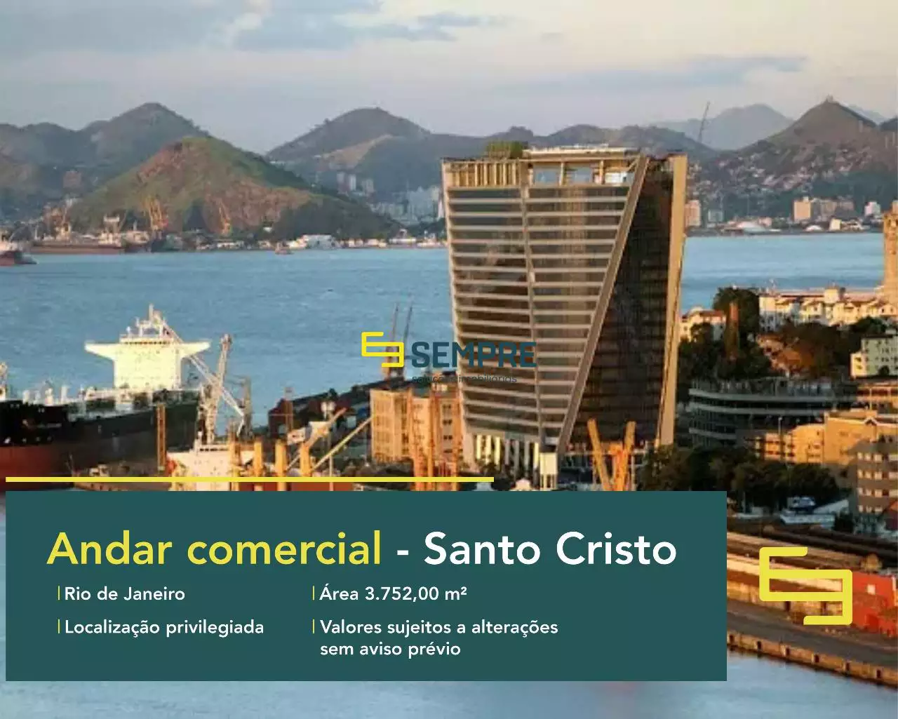 Andar comercial para alugar no AQWA Corporate - Rio de Janeiro. O estabelecimento comercial conta com área de 3.752,38 m².