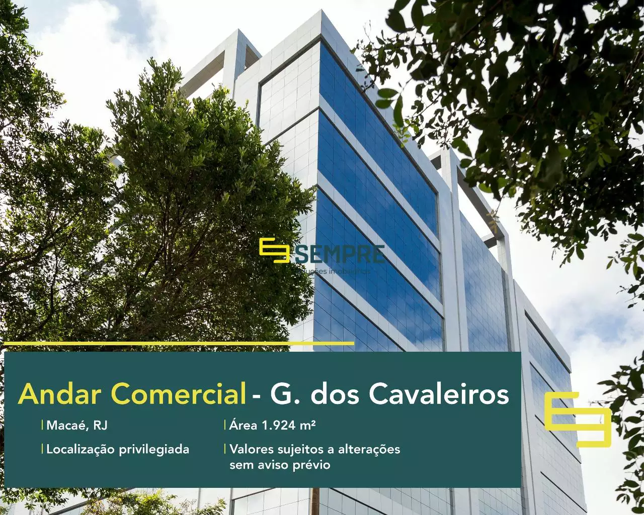 Prédio comercial no Rio de Janeiro para alugar - The Corporate, excelente localização. O ponto comercial conta com área de 1.924 m².