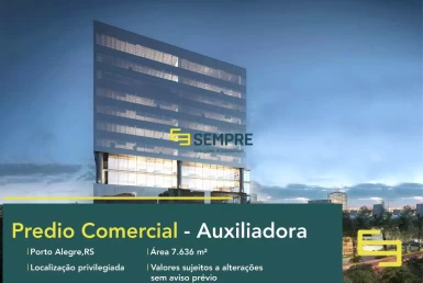 Prédio comercial em Porto Alegre - Carlos Gomes Square Office à venda. O ponto comercial conta com área de 7.636 m².