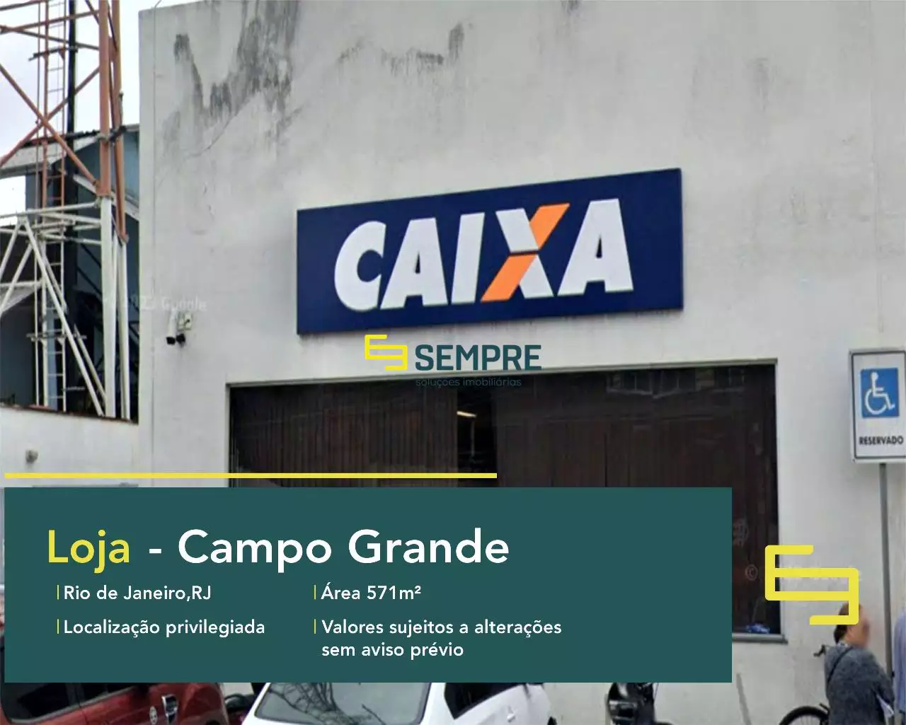 Loja para alugar em Campo Grande no Rio de Janeiro