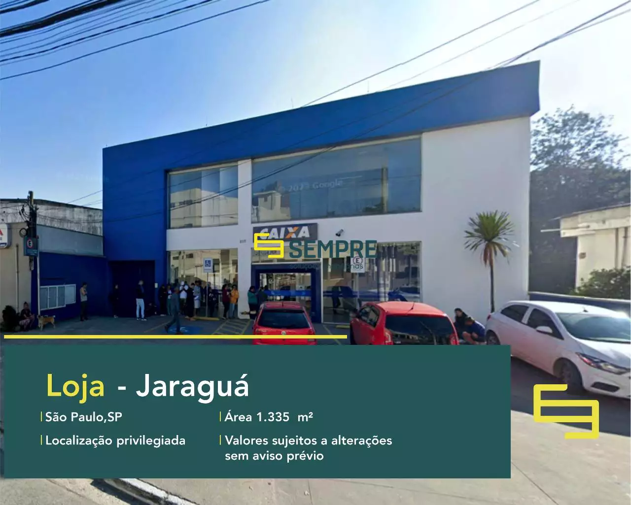 Loja para alugar Jardim São João (Jaraguá) em São Paulo, em excelente localização. O estabelecimento comercial conta com área de 1.335,51 m².