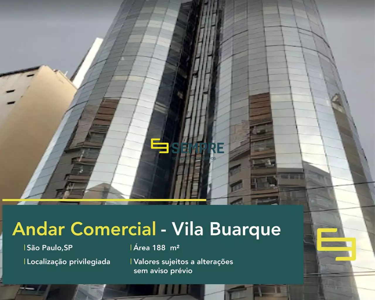 Andar comercial no Dorchester Gate à venda em São Paulo, em excelente localização. O ponto comercial conta com área de 188,28 m².