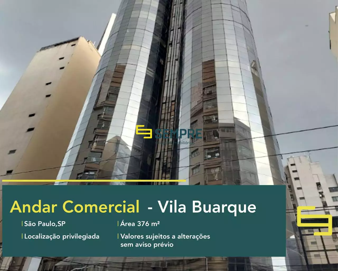 Andar corporativo no Dorchester Gate à venda em São Paulo, em excelente localização. O ponto comercial conta com área de 376,56 m².