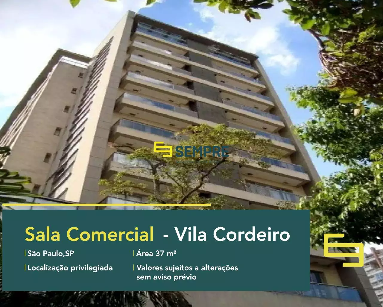 Sala comercial no no Brooklin Prime Offices à venda em São Paulo, em excelente localização. O ponto comercial conta com área de 37 m².