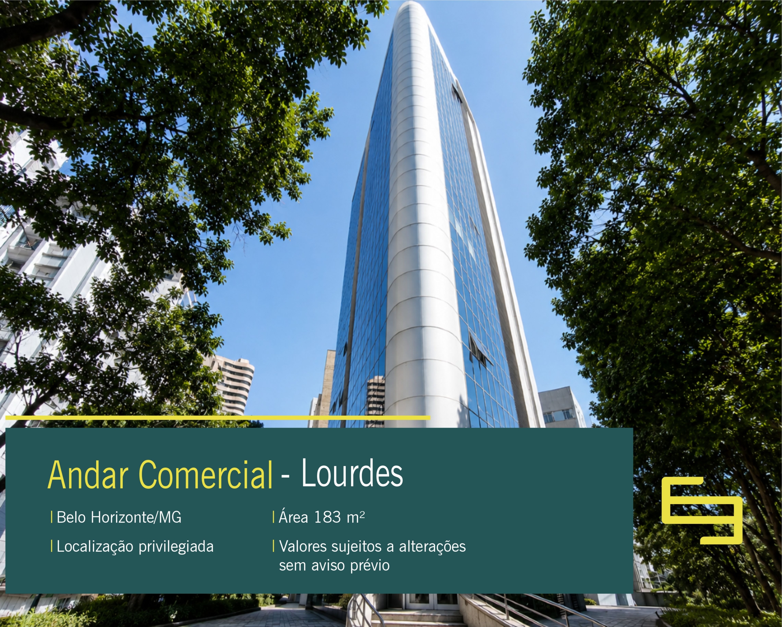 Encontre andar para alugar no Bairro de Lourdes, em Belo Horizonte. Espaços comerciais amplos, bem localizados e ideais para sua empresa.