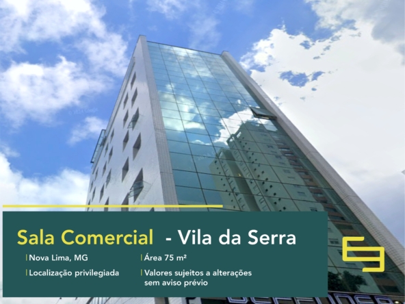 Aluguel de Sala Comercial no Vila da Serra em Nova Lima