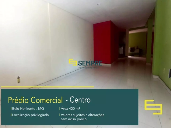 Prédio comercial para alugar no Centro de BH