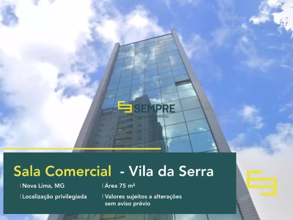 Aluguel de Sala Comercial no Vila da Serra em Nova Lima