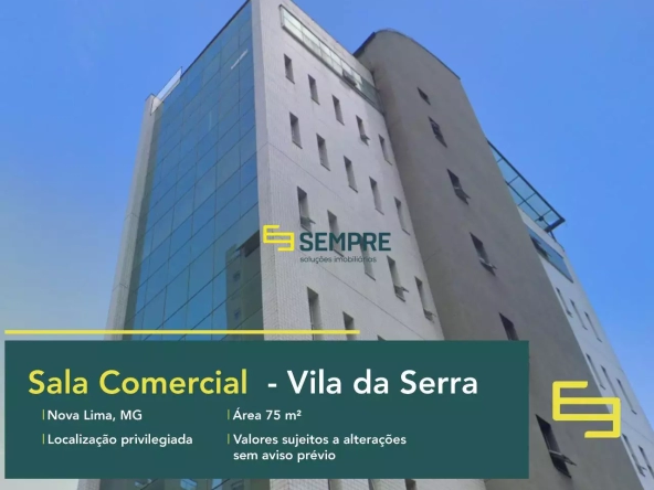 Aluguel de Sala Comercial no Vila da Serra em Nova Lima