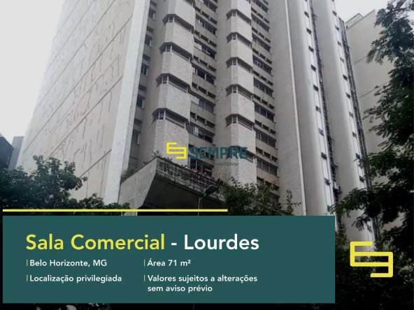 Aluguel de Sala Comercial no Lourdes em BH