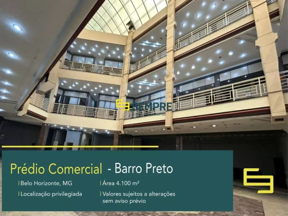 Prédio comercial para alugar no Barro Preto em BH - Edifício Cia BH