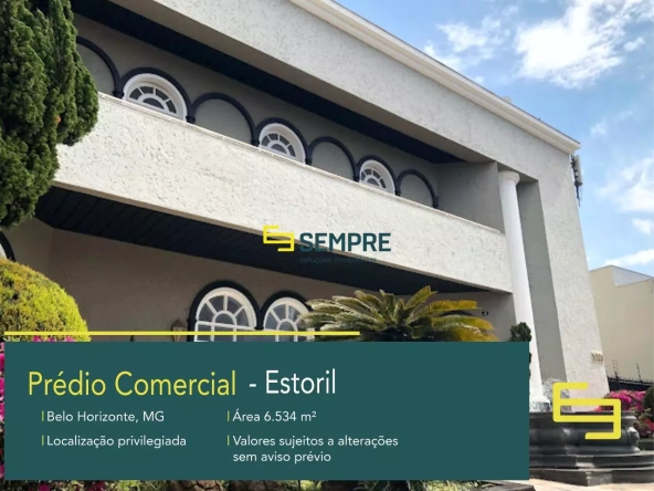 Prédio comercial para alugar no Estoril em BH - Edifício Raja Gabáglia