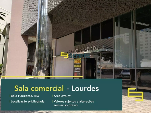 Aluguel de Sala Comercial no Edifício Cassio Resende II em BH