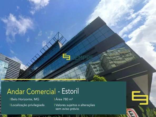 Andar para alugar no Estoril em BH - Edifício Heli Vinte