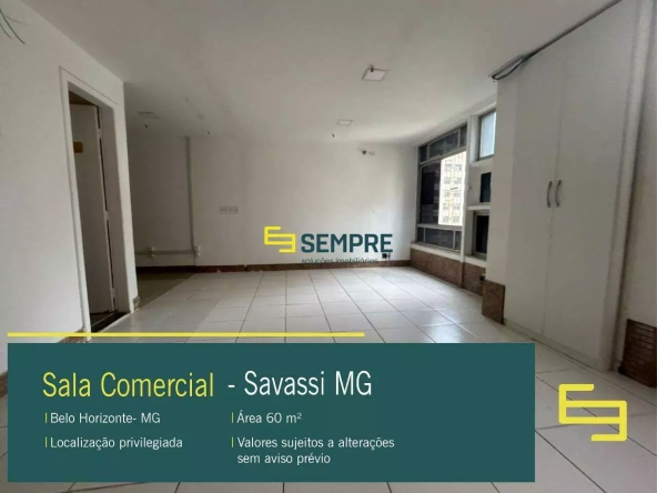 Aluguel de Sala Comercial no Savassi Center em BH