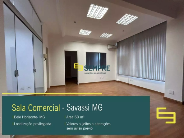 Aluguel de Sala Comercial no Savassi Center em BH