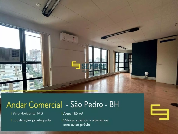 Andar para alugar no São Pedro em BH - Edifício Oxford