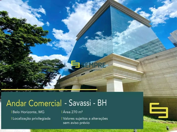 Andar comercial para alugar na Savassi – Canopus Corporate Savassi