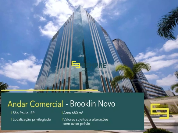 Andar comercial para alugar no Brooklin Novo em São Paulo
