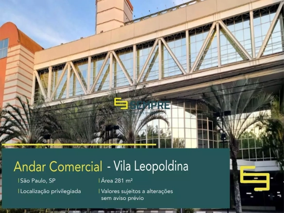 Andar comercial para alugar no Vila Leopoldina em São Paulo