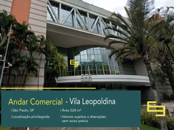 Andar comercial para alugar no Vila Leopoldina em São Paulo