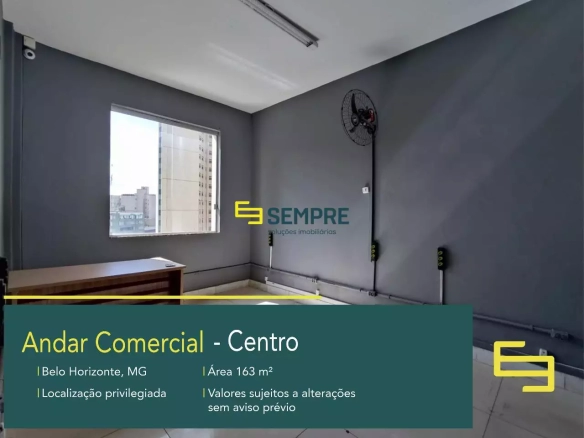 Andar comercial para venda no Centro de BH
