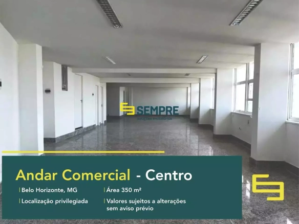 Andar comercial para alugar no Centro de BH
