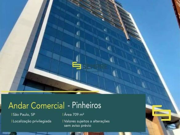 Andar comercial para alugar no Pinheiros em São Paulo
