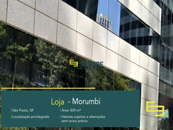 Aluguel de Loja no Morumbi em São Paulo