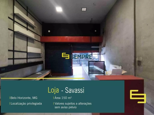 Loja para Alugar na Savassi em Belo Horizonte