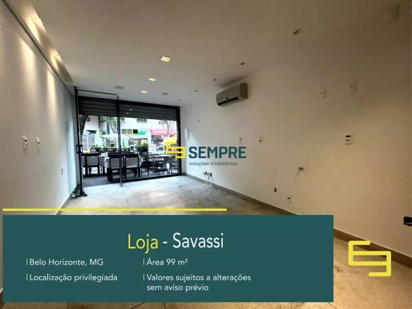 Loja para Alugar na Savassi em Belo Horizonte