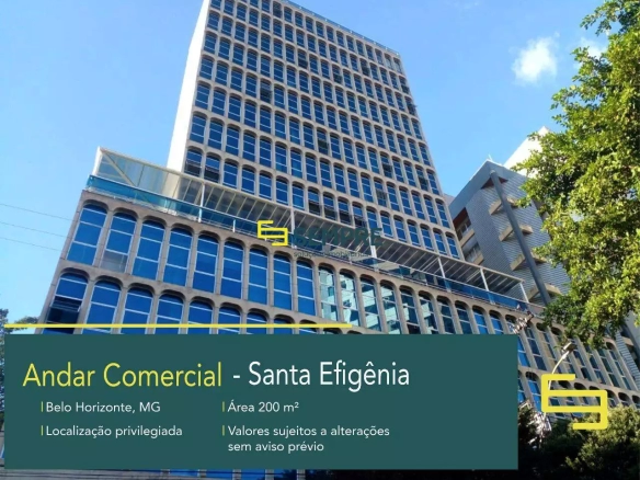 Andar Corrido para Alugar no Santa Efigênia em Belo Horizonte