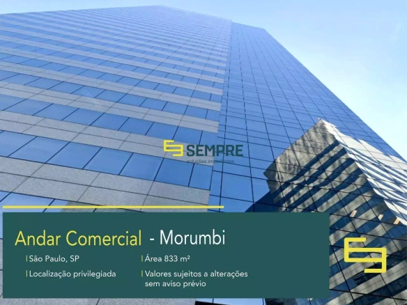 Andar comercial para alugar no Morumbi em São Paulo