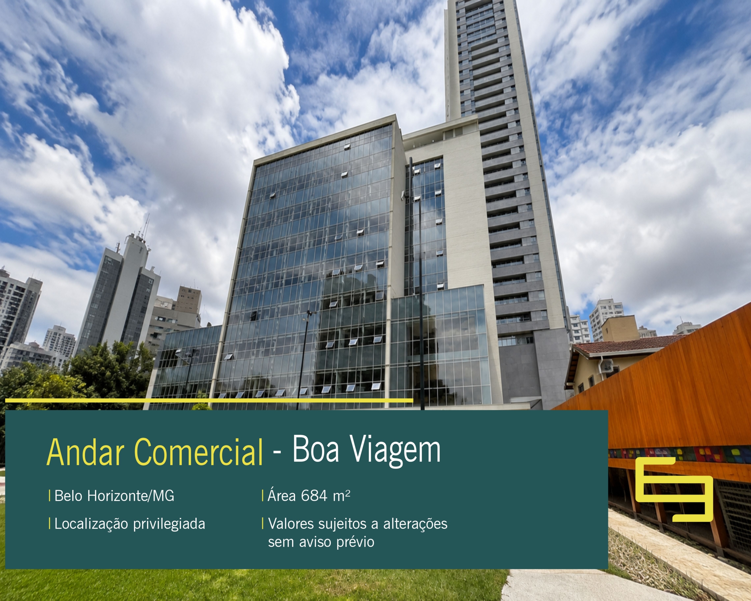 Andar comercial para alugar no Funcionários, um dos bairros mais valorizados de Belo Horizonte. Excelente localização para sua empresa.