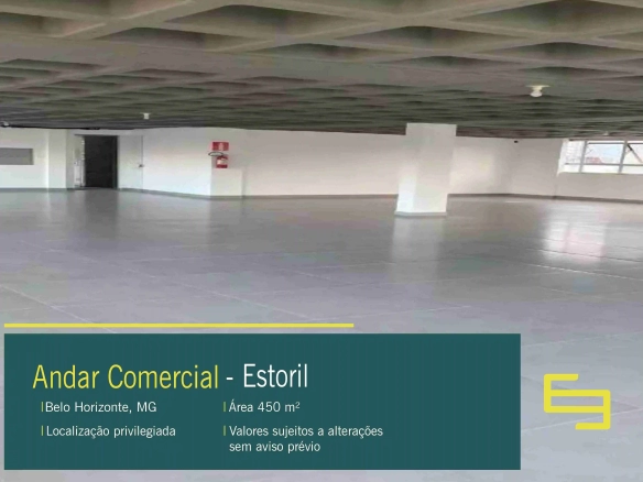 Andar Corrido para Alugar no Estoril em Belo Horizonte