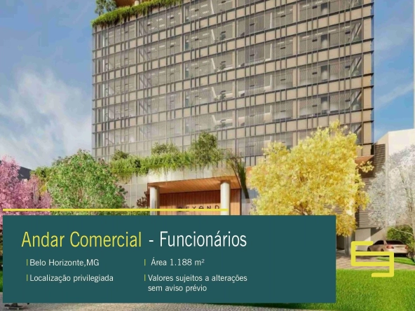 Andar Corrido para Alugar no Funcionários em BH