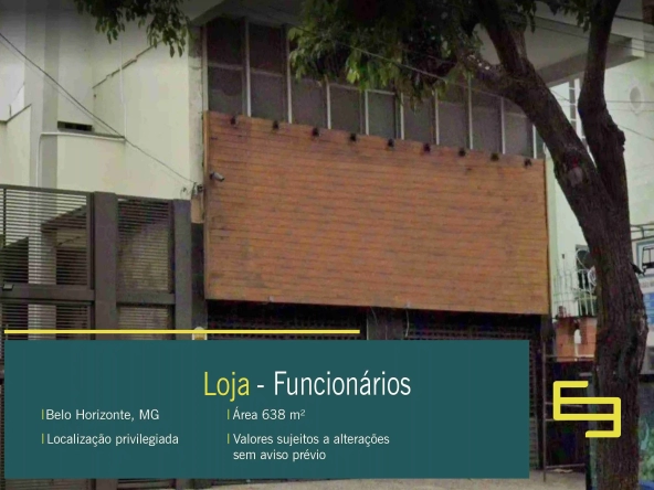 Loja para Alugar no Funcionários em Belo Horizonte