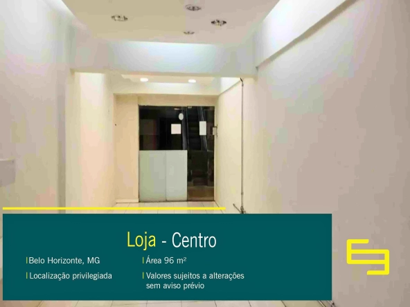 Loja para Alugar no Centro de Belo Horizonte