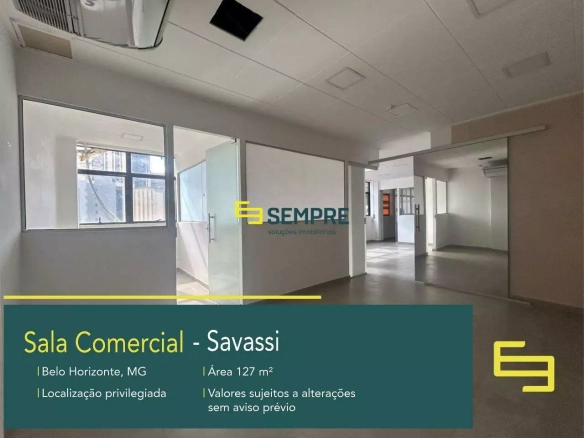 Sala Comercial para Alugar na Savassi em Belo Horizonte