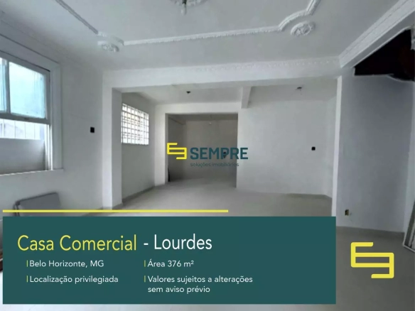 Casa comercial para venda no Lourdes em Belo Horizonte