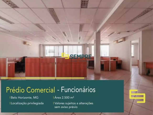 Prédio Comercial para Alugar no Funcionários em Belo Horizonte