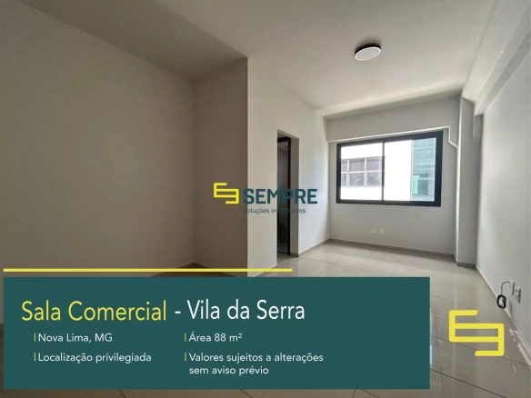 Sala Comercial para Venda no Vila da Serra em Nova Lima