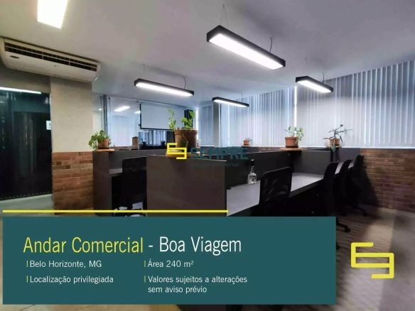 Andar corporativo para alugar no Funcionários em Belo Horizonte