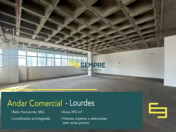 Andar corporativo para alugar no Lourdes – Belo Horizonte