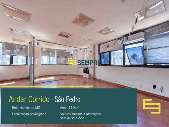 Aluguel de Andar Corporativo no São Pedro